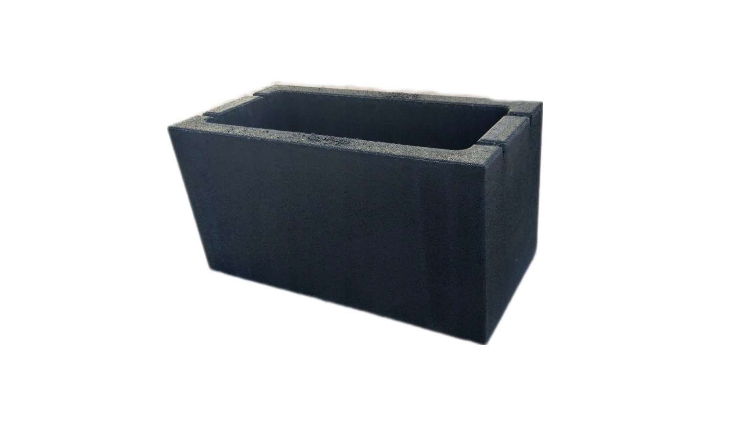 Obdĺžnikový záhradný kvetináč Z BETÓNU 70 × 35 × 35 cm